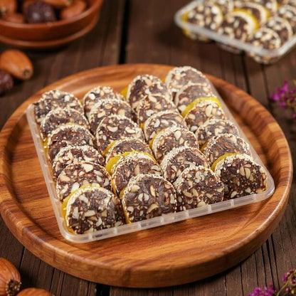 চিনিমুক্ত, খেজুর বাদাম বরফি ( স্লাইছ ) ১ কেজি