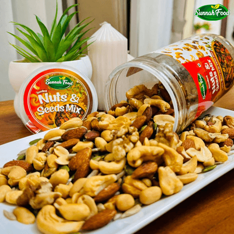 Roasted Nuts & Seeds Mix (রোস্টেড নাটস ও সিডস মিক্স)  | স্বাস্থ্যকর বাদাম ও বীজের শক্তিশালী মিশ্রণ