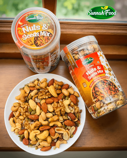 Roasted Nuts & Seeds Mix (রোস্টেড নাটস ও সিডস মিক্স)  | স্বাস্থ্যকর বাদাম ও বীজের শক্তিশালী মিশ্রণ