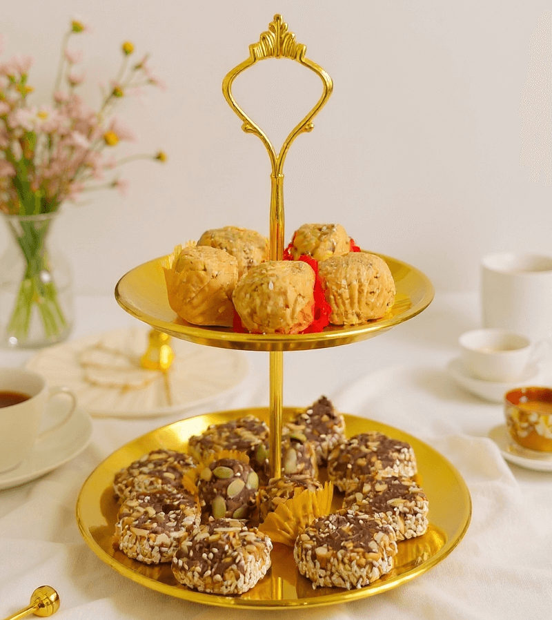 100% চিনিমুক্ত উচ্চ পুষ্টিগুণ সম্পন্ন খেজুর বাদাম বরফি