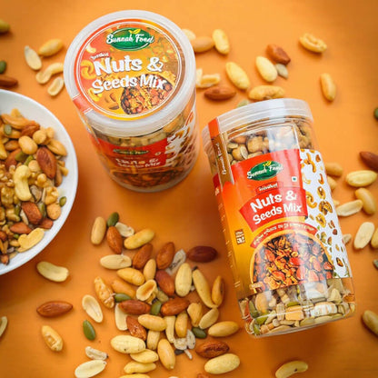 Roasted Nuts & Seeds Mix (রোস্টেড নাটস ও সিডস মিক্স)  | স্বাস্থ্যকর বাদাম ও বীজের শক্তিশালী মিশ্রণ